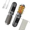 Qizheyibvo Cordless Heated Hair Straight Portable Mini Brush 5200mAh Negative Roll Brush Automatic Burn Perfect for Ideal for Beginners Brush, 38mm, &