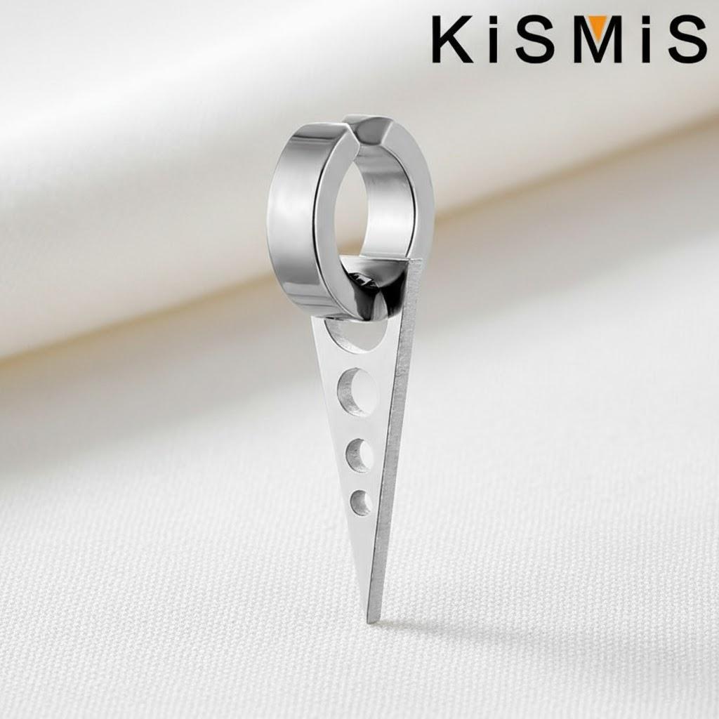 

Punk Titanium Steel Ear Clip Men Women Stainless Steel No Hole Earrings New Fashion Jewelry Accessories серебряный