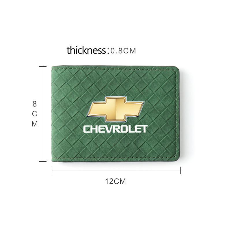 Suede Car Driving Documents Cover Auto Emblem Card Bag For Chevrolet Cruze Sonic Silverado Trax Camaro Captiva Equinox Lacetti