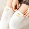 Womens Fuzzy Socks Slipper Winter Fluffy Comfy Cozy Socks Cabin Warm Home Socks Cute Knee High Socks