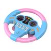 Plastic Steering Wheel Toy for Kids' Pretend Driving Fun on Family Trips Early Learning Educational Toy