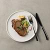 Black Plate Steak Plate Western Plate High Value Household Black Matte Flat Plate Western Plate Creative Meal Plate
