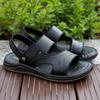 Star-headed Woodpecker Sandals Men's Summer New Leather Cowhide Beach Shoes Men's Soft-soled Anti-sandals
