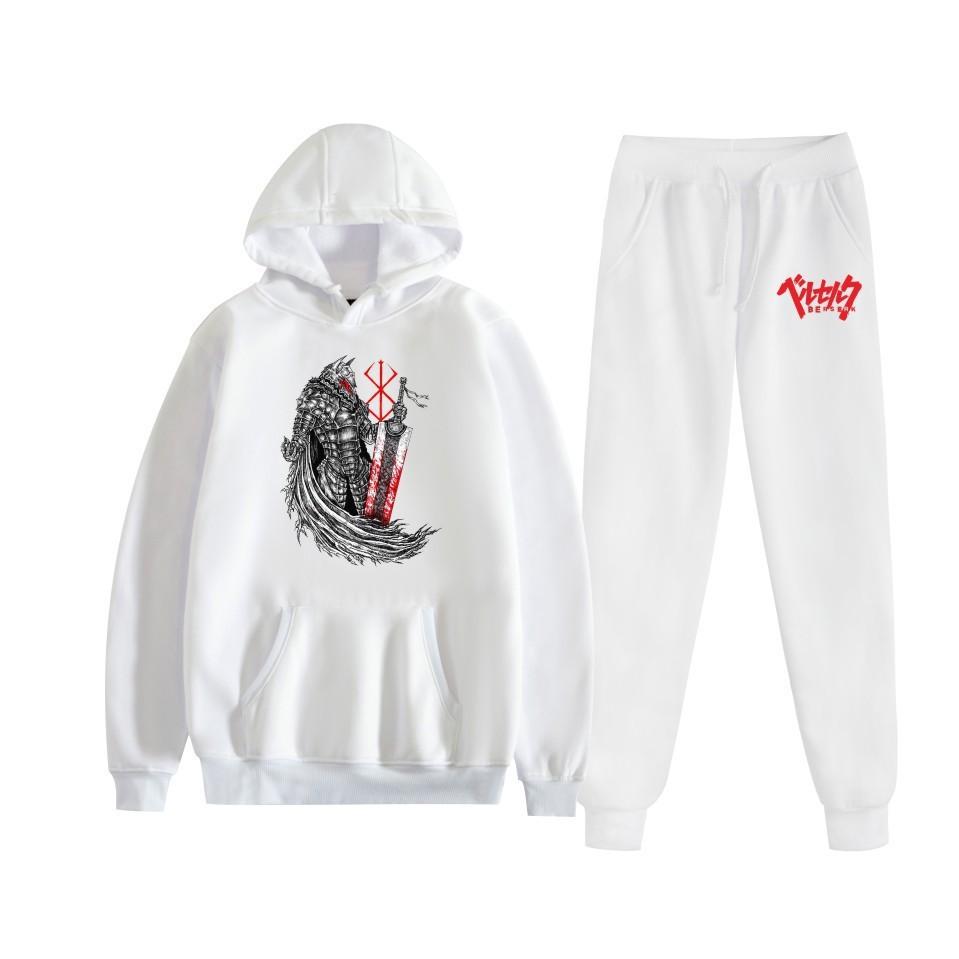 Sword wind legend Berserk new animation fleece loose men's and women's hooded sweater set hoodie