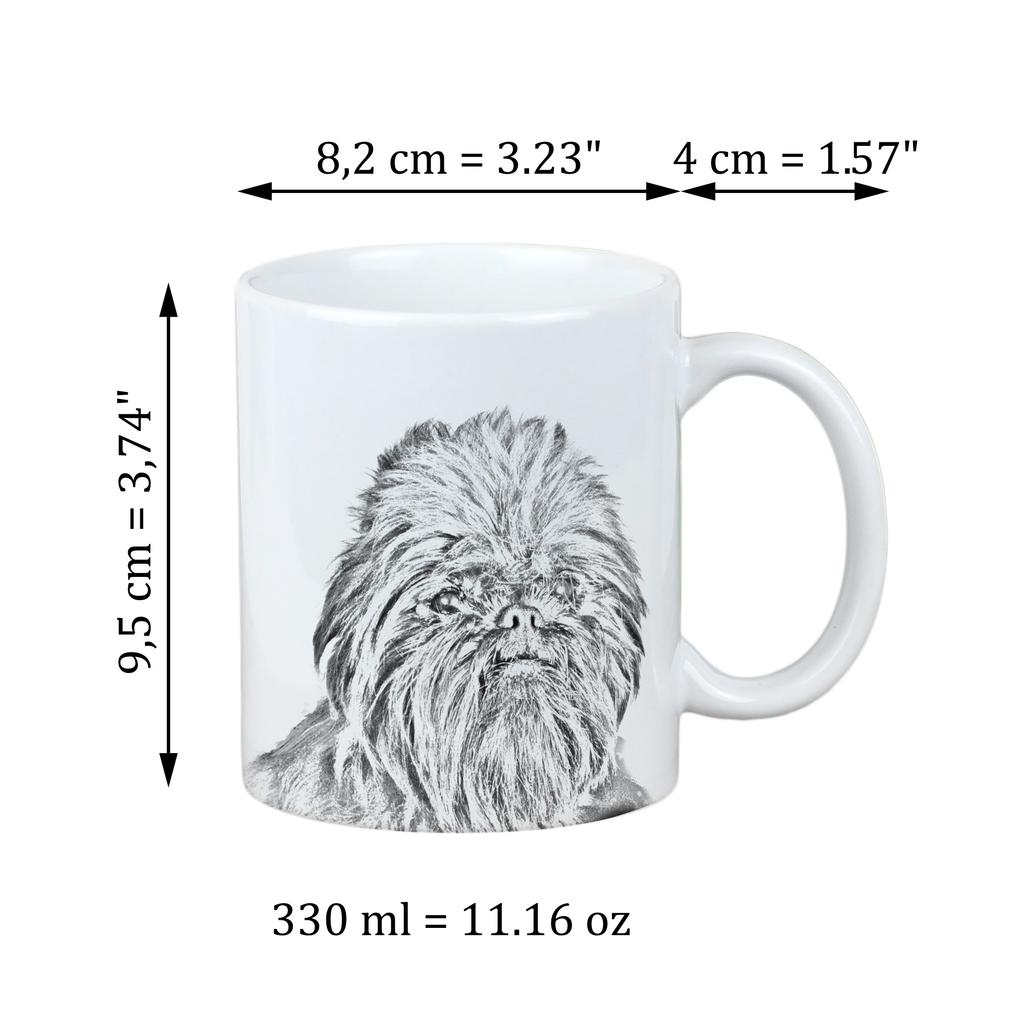 Affenpinscher, Affen, Affie - cup with a dog, cup with a photo, personalized gift from the Art-Dog brand