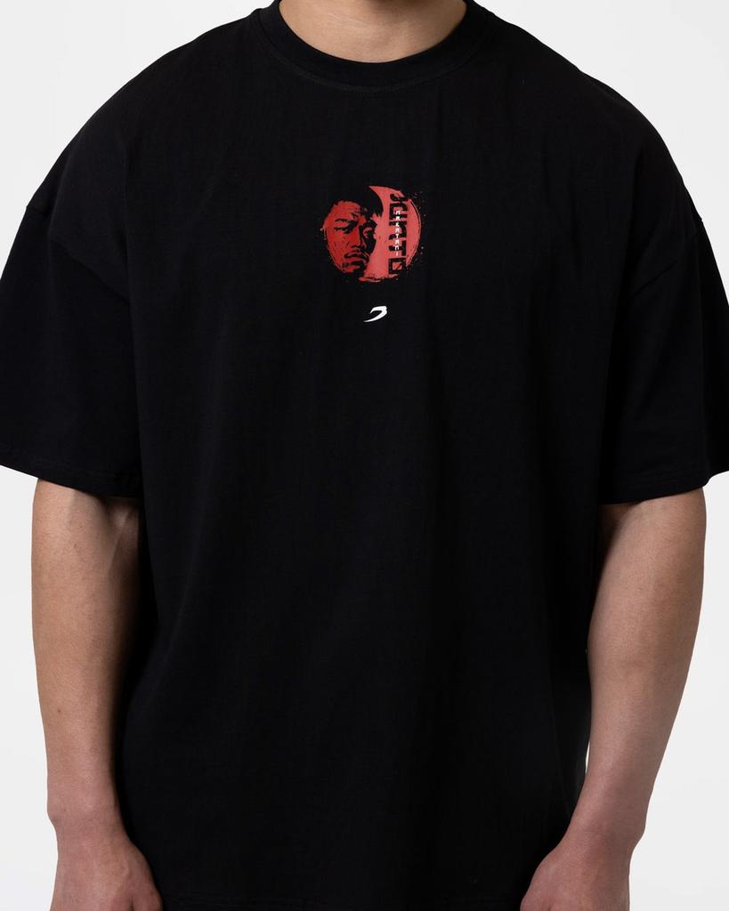 BOXRAW Nakatani The Day Oversized T-Shirt Junto-Fnts [Black]
