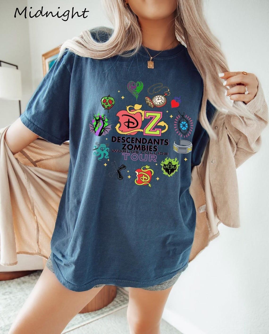 Descendants Zombies World Tour Shirt, Zombies 4 Girls Shirt, Zombies Skye Tee 3XL