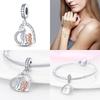 100% Copper Love Mother And Daughter Charms Fitoriginal Bracelets Diy Jewelry Making For Women Gift