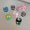 Punk Augenring Süßer Grüner Monsterring Für Damen Mode Süß Zwei Katzenaugen Offener Partnerring Party Fingerzubehör