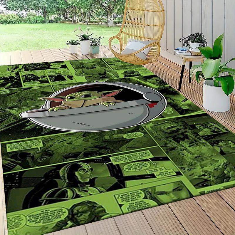 1Pc Darth Vader'S Shadow Carpet Rug Customizable Soft Washable Antislip Home Living Room Sofa Mats Personalized Rug 0917170