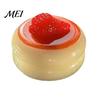 Soft Fruit Souffle Toys Squeeze Toy for Stress Relief, Slow Rising Fake Dessert Sensory Relaxing Toy, Simulated Food Pinch Fidget Kids Adults
