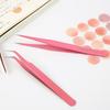 Mr.paper 8 Styles Candy Color Multifunctional Tweezers Creative Small Fresh Stainless Steel High Elastic Hand Account Clip