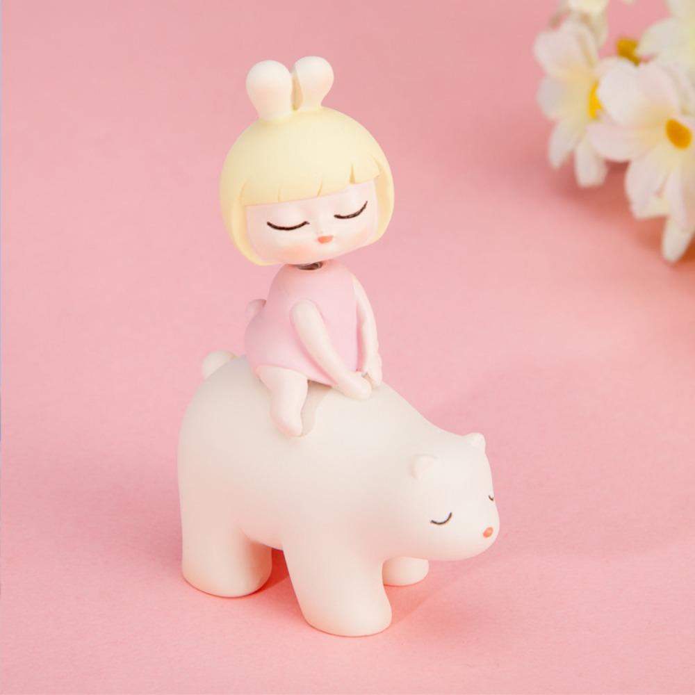 

Милое украшение для машины, полимерное украшение в виде животного, простое украшение для офиса, гостиная E