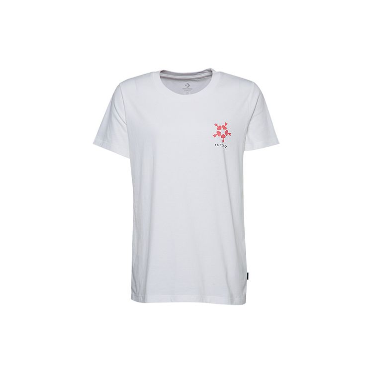 

Футболка Converse Graphic Женские Топы Белая 10018143-A01