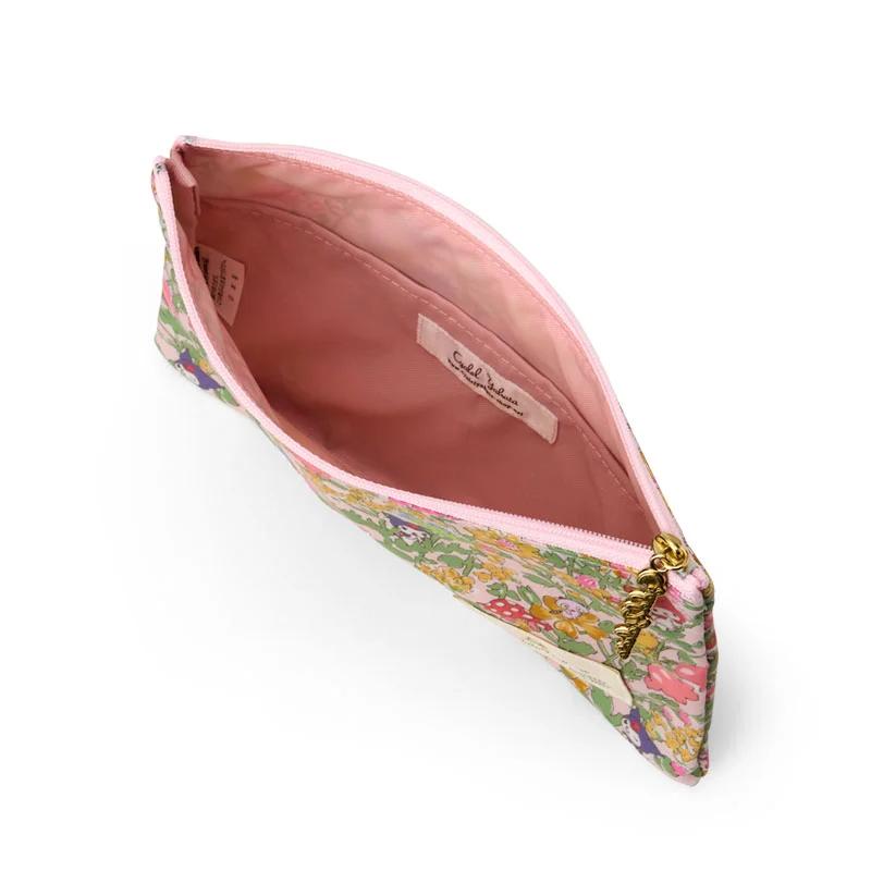 Sanrio Characters Liberty Fabrics Flat Pouch (Flower) NEW