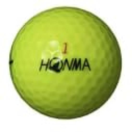 Honma Golf D1 SPIN Gelb BT2301 2023 3 Dutzend mit Originalbogen (36 Bälle)
