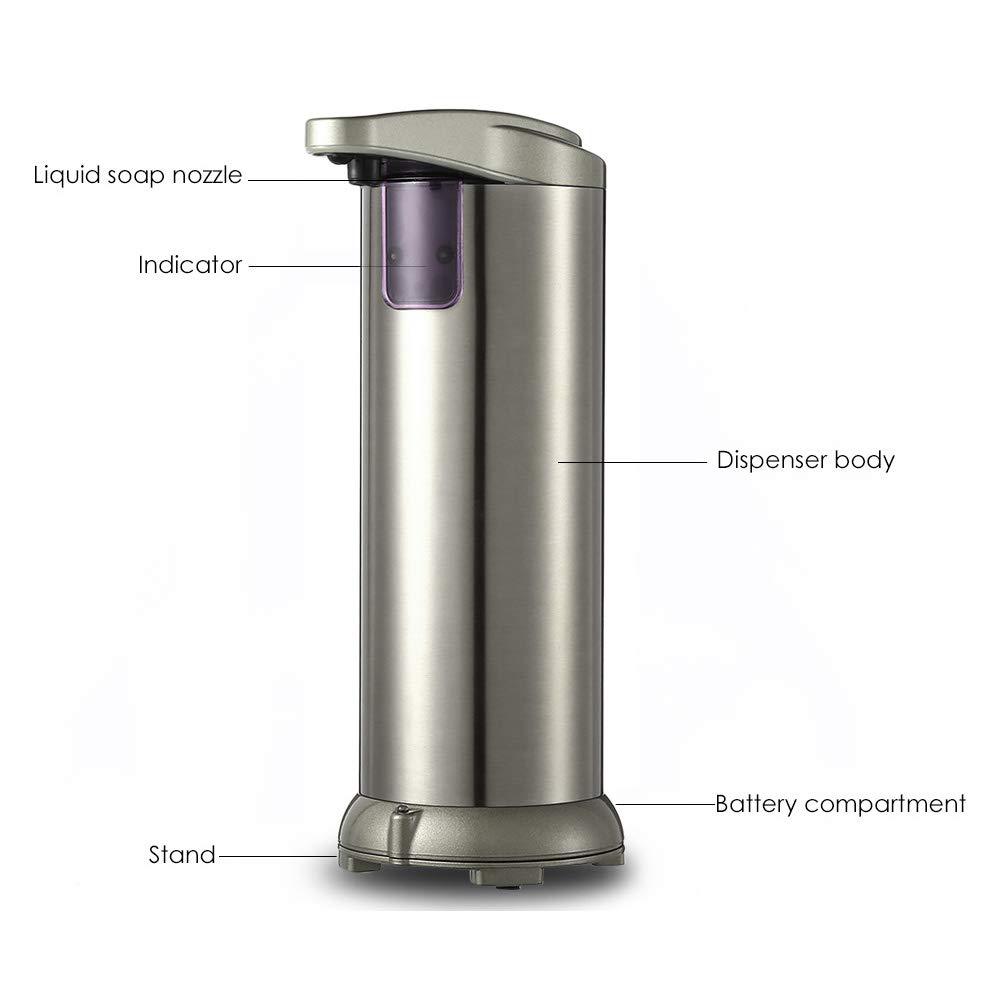 Automatic Soap Dispenser Touchless Sensor Liquid Soap Dispenser Stainless Steel
