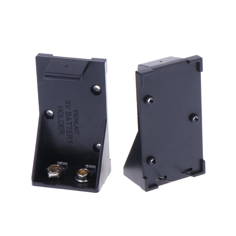 5Pcs 9V Battery Holder With Pins 9V Battery Clip Holder 9V Battery Case 9V Box Diy Accessories