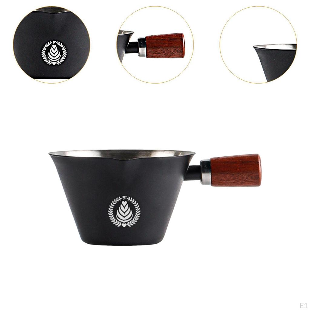 0.1 L Coffee Cup In Stainless Steel with Marking 7.7x4.7cm