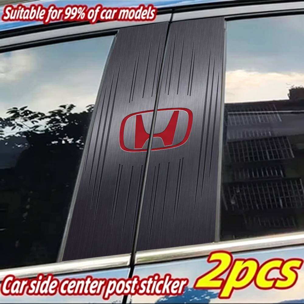FOR HONDA Car Sticker Auto B-pillar Center Column Decor Cover Scratches Waterproof Sunscreen Vinyl Decals Accessories XL0