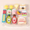 Simulation Wooden Milk Pasta Cheese Flavored Ice Cream Children Set Toys