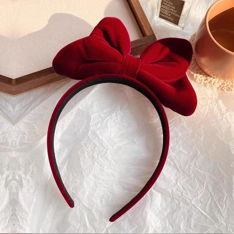 Chic Princess Bow Headband: Cute Snow White Clip for Girls повязки с бантом