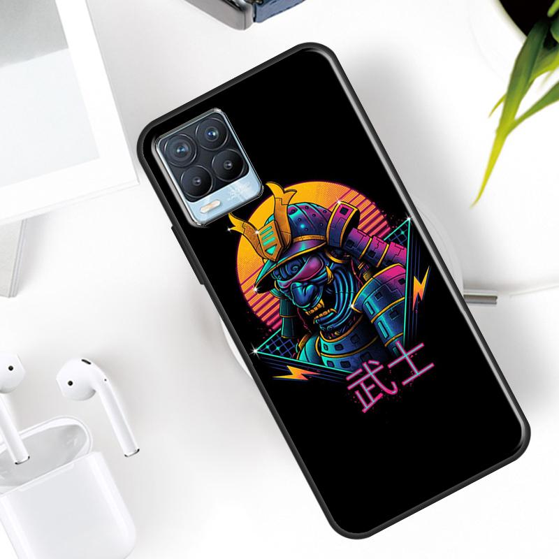 Japan Samurai Ninja Case For Realme 15 11 Pro Plus 12 13 14  C71 C75 C55 C51 C53 C25 C63 C61 C65 C67 GT6 GT7 Pro