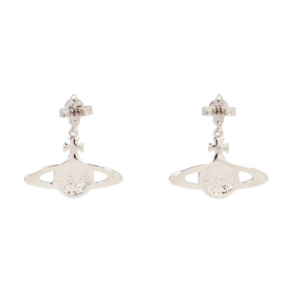 VIVIENNE WESTWOOD Mini-Basrelief-Tropfen-Planeten-Anhängerohrringe Damenohrringe Messing 6202002502P116CNP116