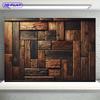 2D plane, 2D plane banner, 1 large dark wood-grain wall backgroundDJH