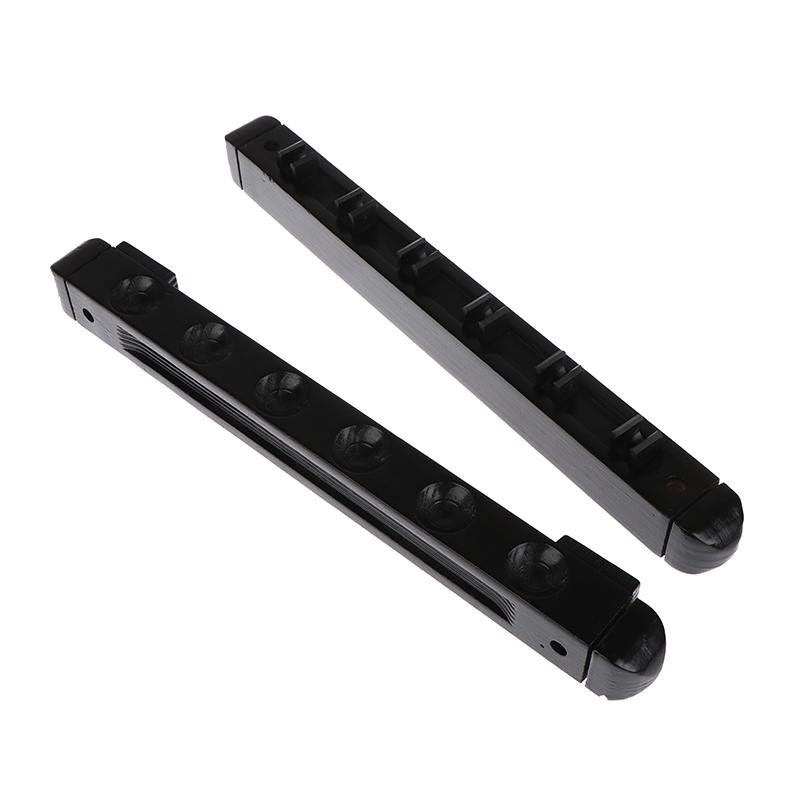 1Pc 6-Slot Wood Snooker Rod Hanging Bracket Wall-Mounted Pool Rod Holding Stands Professional Durable Tools Billiard Accessories