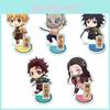 Vibrant Demon Slayer Kimetsu No Yaiba Acrylic Keychain Keyring Featuring Kamado Tanjirou