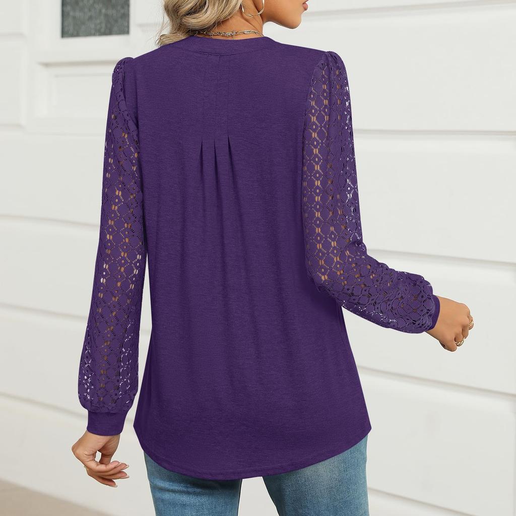 Hauts pour femmes, chemises habillées décontractées à manches longues, t-shirts