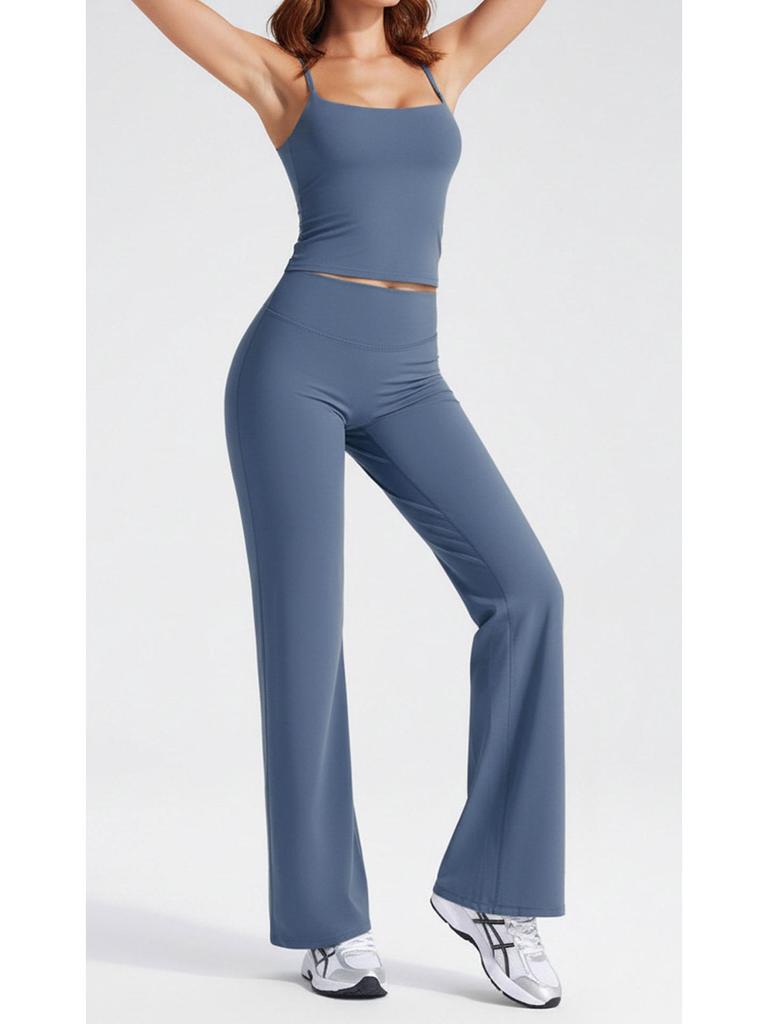 DFYN Women's Straight Leg Yoga Pants - Slimming, Quick-Drying, High-End, No-Show Lines, Elastic Sports Long Pants