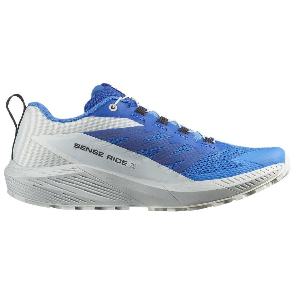 SALOMON Sense Ride 5 Comfortable Sports Fabric Durable Breathable Low-Top Casual Trail Running Shoes Men Sneaker Blue White 473118