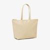 Lacoste Nf1888p56g Horizontal Shopper Bag  T33 Beige Js