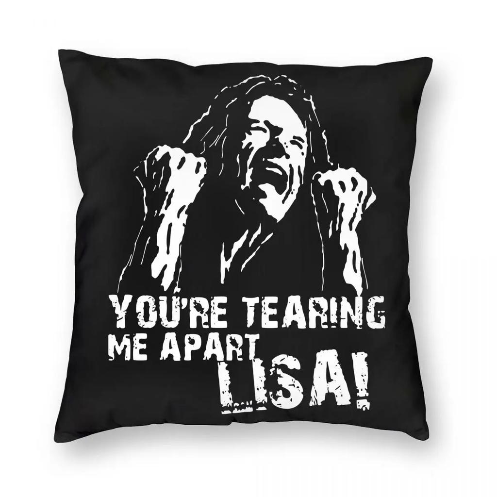 Du zerreißt mich Lisa Kissenbezug Bedruckter Stoff Kissenbezug Geschenk das Zimmer Kissenbezug Bezug Zuhause Quadratisch