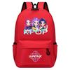Kpop Demon Hunter Girls Group Anime Peripheral Backpack Girls Boys Anime Backpack Student Lightweight Schoolbag KTB
