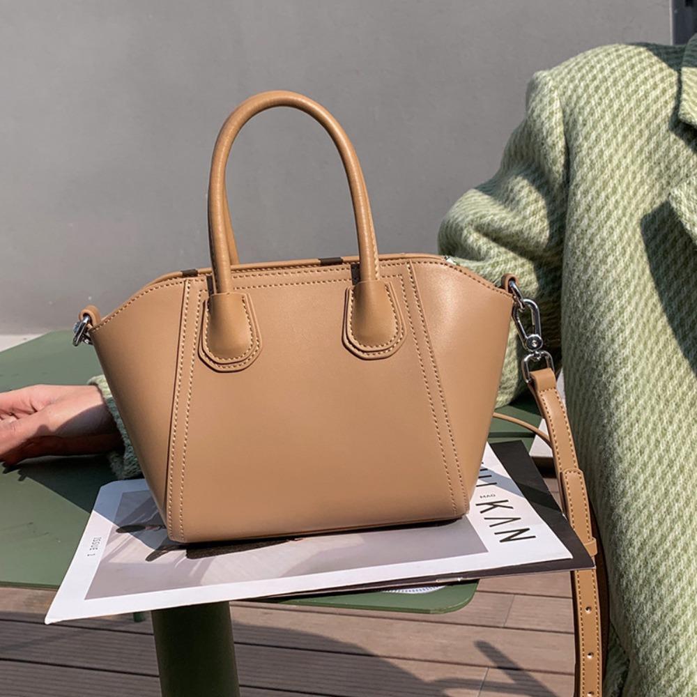 Niche Handbag Wing Bag Temperament Cowhide Large Capacity Commuting Shoulder Dumpling Bag Messenger Bag Women
