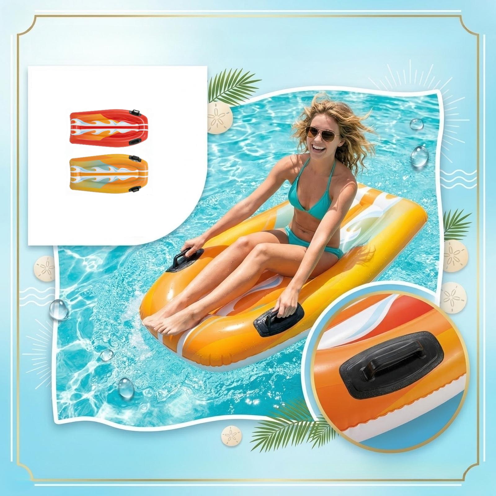 

Inflatable Floating Pad, Equestrian Floating Pad, Pool Float, Suitable For Ages And Up, Unisex.(Random Color) One Size красный