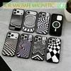 Dizziness Phone Case For iPhone17,16,15,14,13,12,11 Plus,Pro Magnetic For Magsafe Wireless Charging