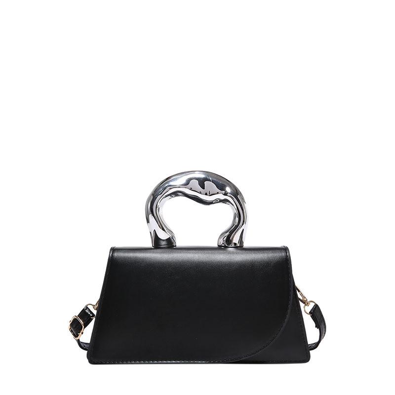 Chic French Style Pu Handbag For Women With Elegant Simple Design And Fresh Colors