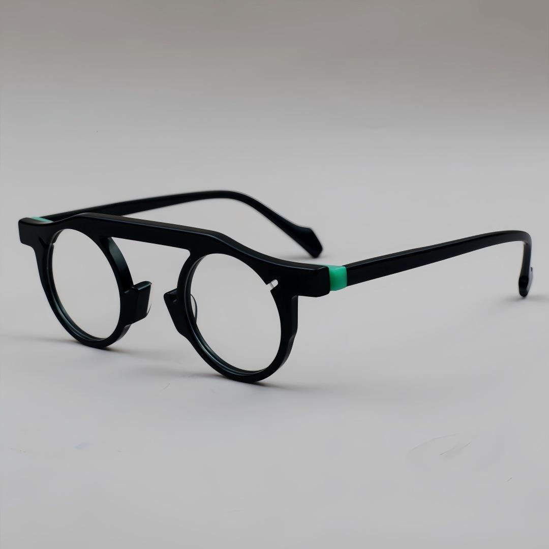 

2025 Summer Fashion Retro Acetate Glasses Frame Men Optical Prescription Eyewear Classic Round Women Myopia Reading Eyeglasses