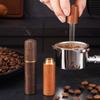 Stainless Steel Coffee Powder Tamper Mini Wood Handle Espresso Coffee Stirrer Cloth Powder Needle Cafe Stirring Tool