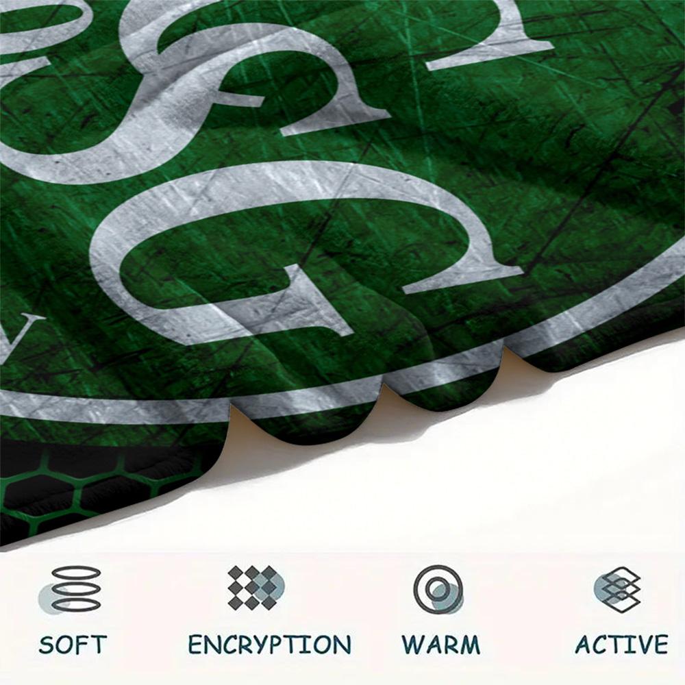 St. Gallen Voetbalclub Print Flanellen Deken, Hoge Kwaliteit Comfortabel voor Alle Seizoenen, Woondecoratie, Warmte en Comfort