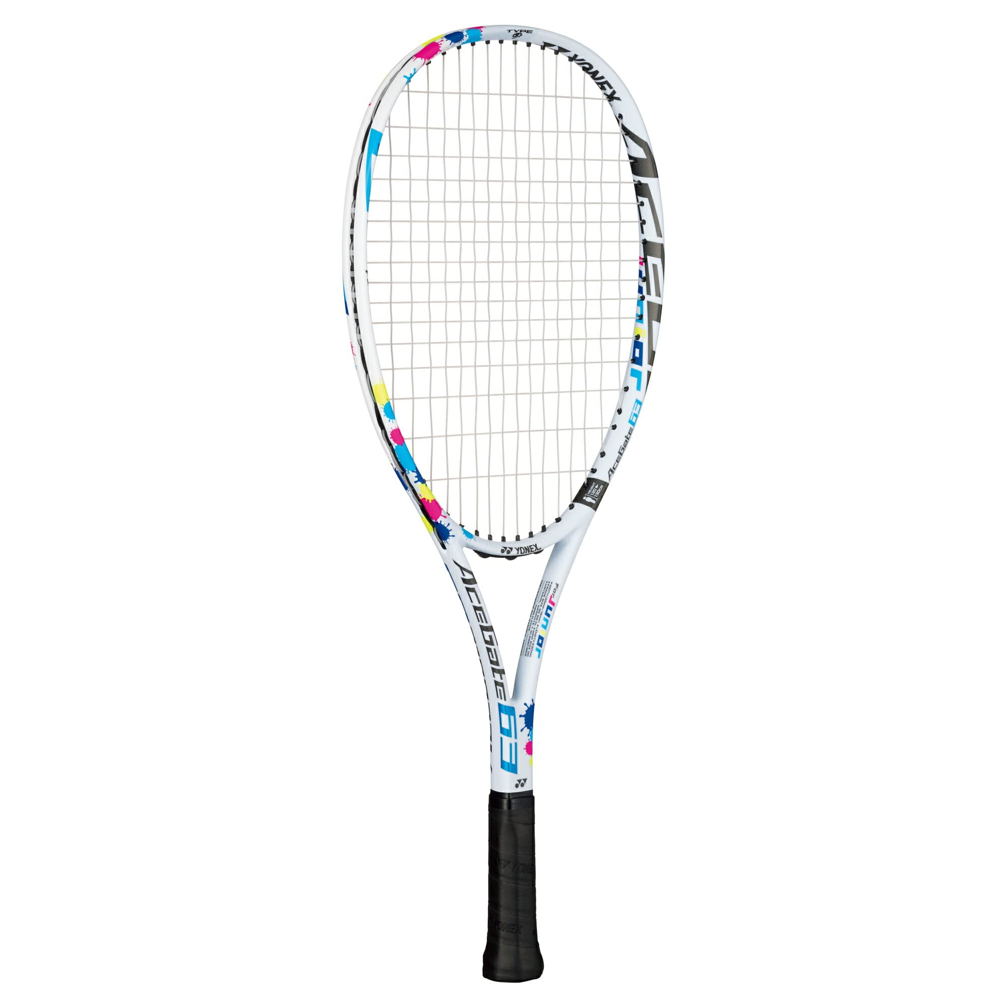 

теннисная наклейка юниорская ракетка для софт-тенниса Yonex Ace Gate 63 ACE63G с чехлом для возраста, сертифицированная Японской федерацией софт-тенниса с отметкой STA [Софт в комплекте]