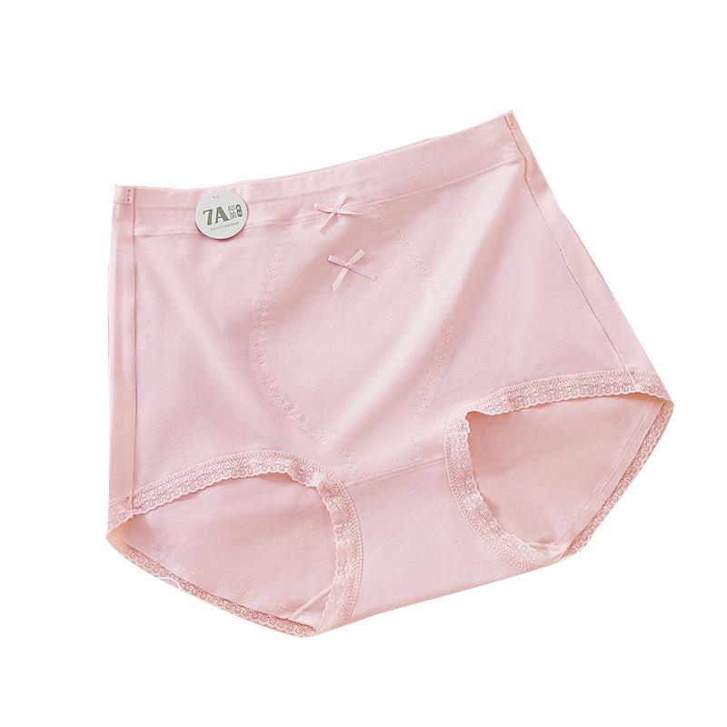 

7A60S Seamless High-Waisted Plus Size Modal Thongs - Breathable, Tummy Control & Butt Lifting for Women One Size 90-130 jin