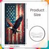 USA-Themen-Türabdeckung Ausgebreiteter Adler USA-Themen-Banner Patriotischer Hintergrund Weißkopfseeadler-Design Weißkopfseeadler-Ausstellung für National