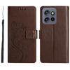 For Motorola Edge 50 Neo 5G/Moto S50 5G/Thinkphone 25 5G Case Pattern Imprint PU Leather Phone Wallet Cover with Strap