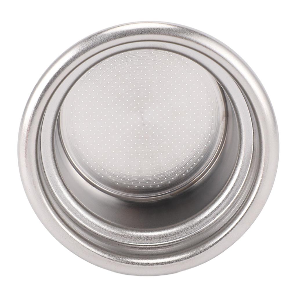 58mm Non Pressurized Filter Basket Single Layer Stainless Steel Portafilter Basket Coffee Machine Accessory for 4