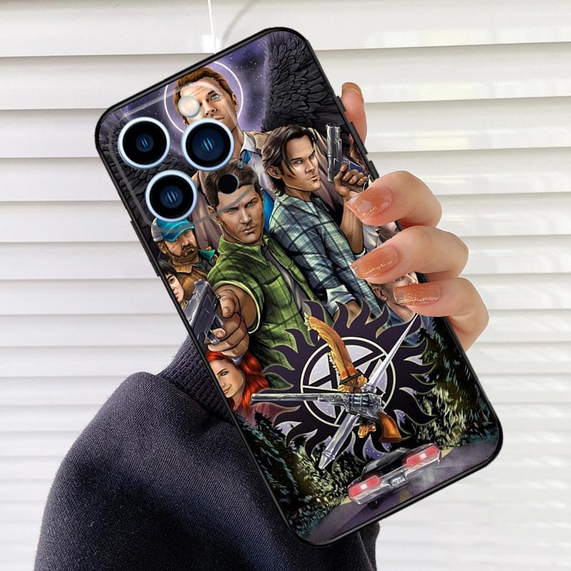 Supernatural TV Show Phone Case For iPhone 17 16 15 14 13 12 11 Pro Max mini 15 16 Plus 16e 17 Air Cover Fundas